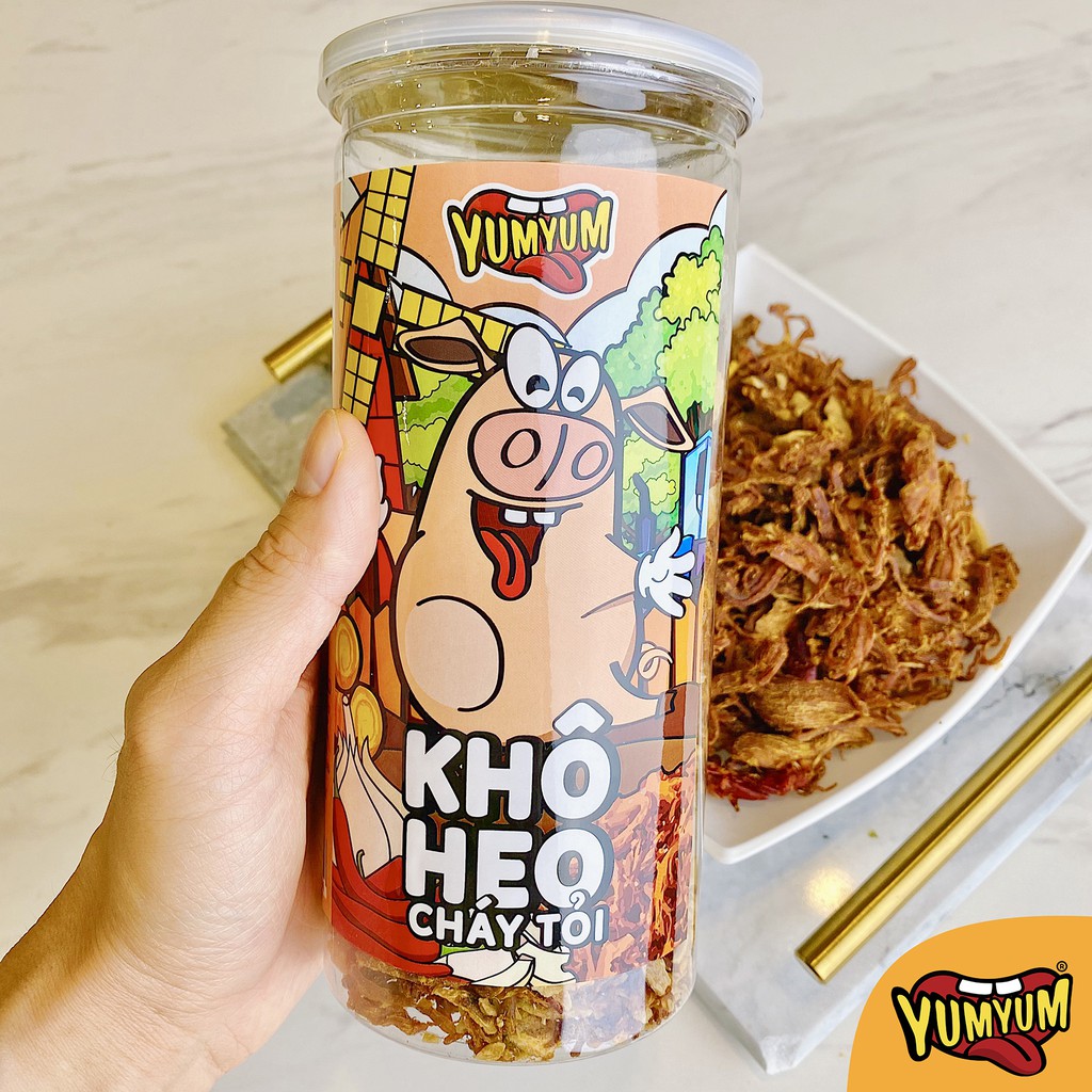 Khô heo cháy tỏi Yumyum ăn vặt siêu ngon | BigBuy360 - bigbuy360.vn