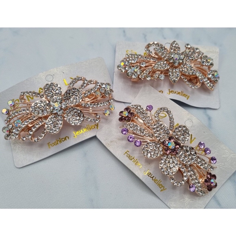 Cặp tóc đính đá màu cho nữ loại đẹp