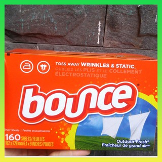 Giấy thơm bounce 160 tờ mẫu mới- giúp thơm quần áo