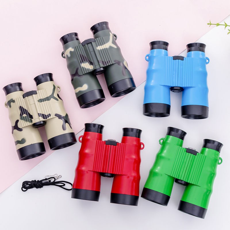 ☽✧Ống nhòm đồ chơi trẻ em độ nét cao phóng đại gấp 50 lần không làm đau mắt học sinh tiểu di động ngoài trời