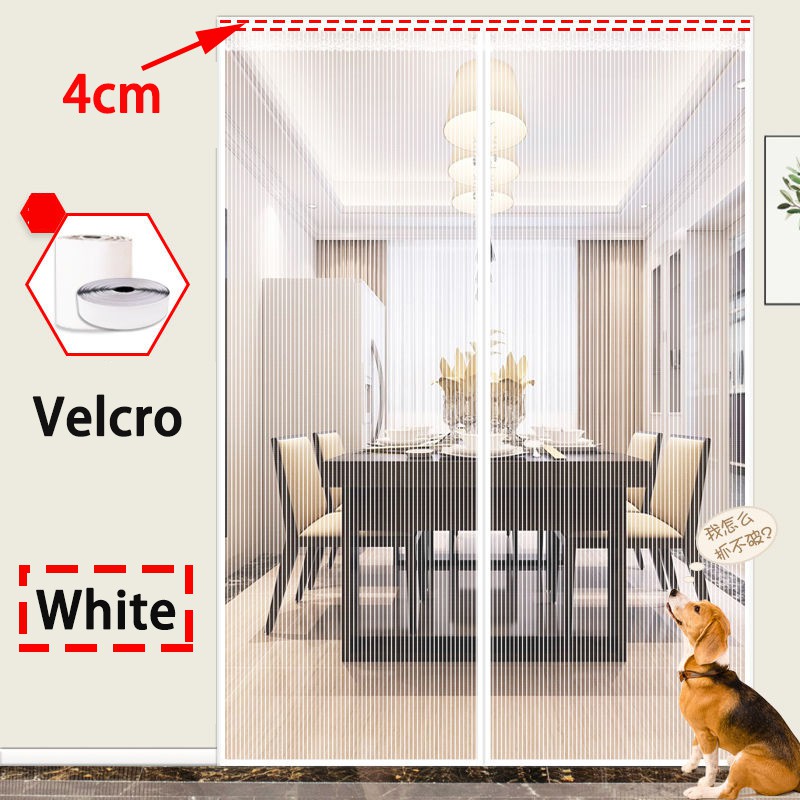 Rèm Cửa Lưới Nam Châm Tự Động Đóng Chống Côn Trùng Mùa Hè Cho Nhà Bếp