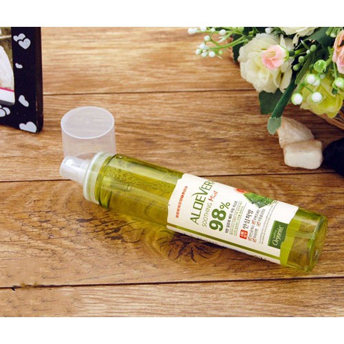 Xịt khoáng lô hội Aloevera 98% từ nha đam tự nhiên Soothing Mist 118ml NPP Shoptido