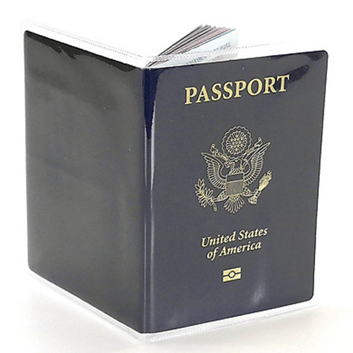 Vỏ bọc hộ chiếu passport nhựa dẻo trong suốt chống bẩn bụi không thấm nước youngcityshop 30.000