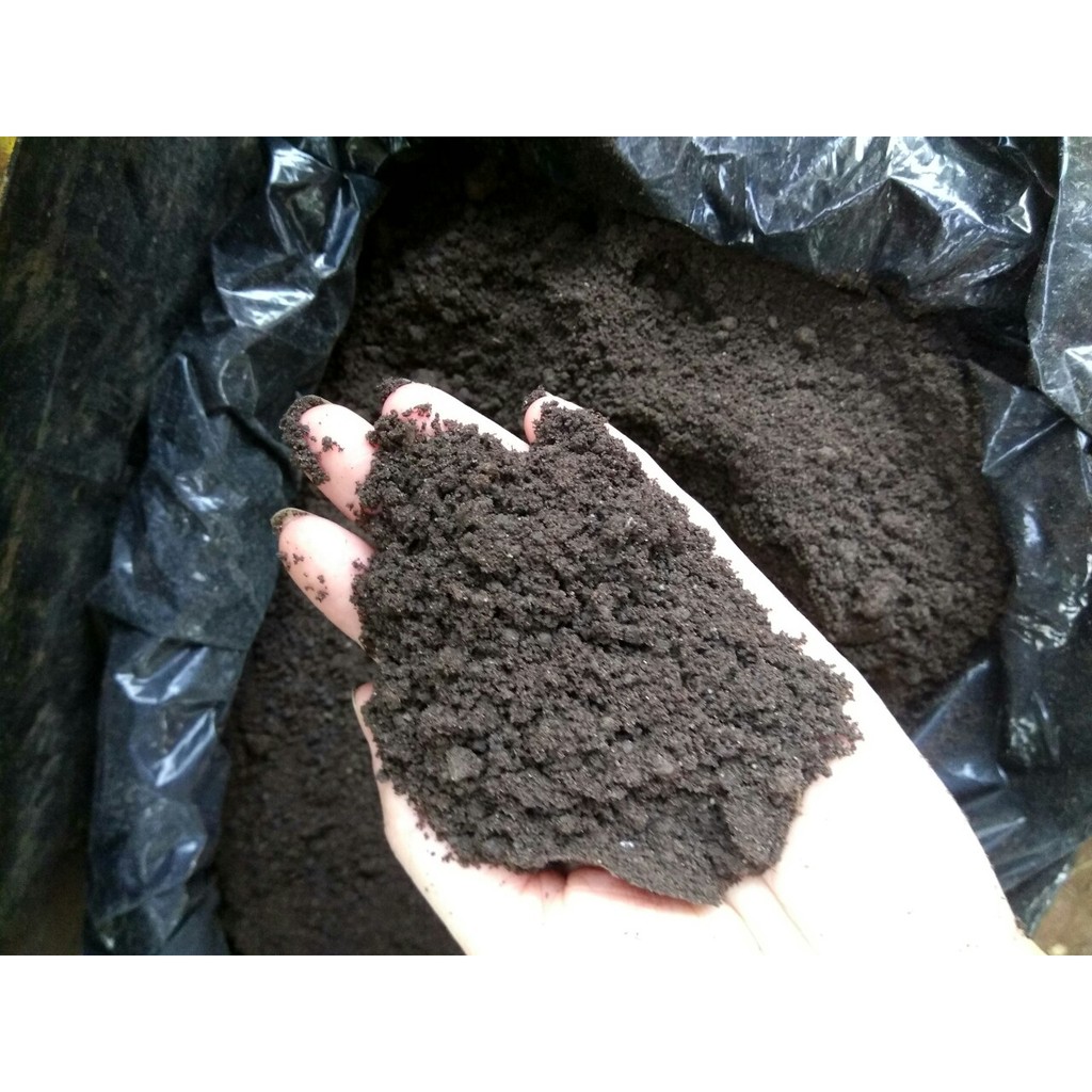 Phân trùn quế 1Kg Earthworm fertilizer - gia si, chuyen cho trong rau sach, cay kieng