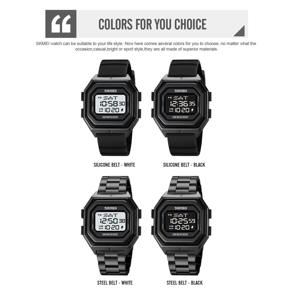 Đồng Hồ Điện Tử Chống Thấm Nước SKMEI 1875