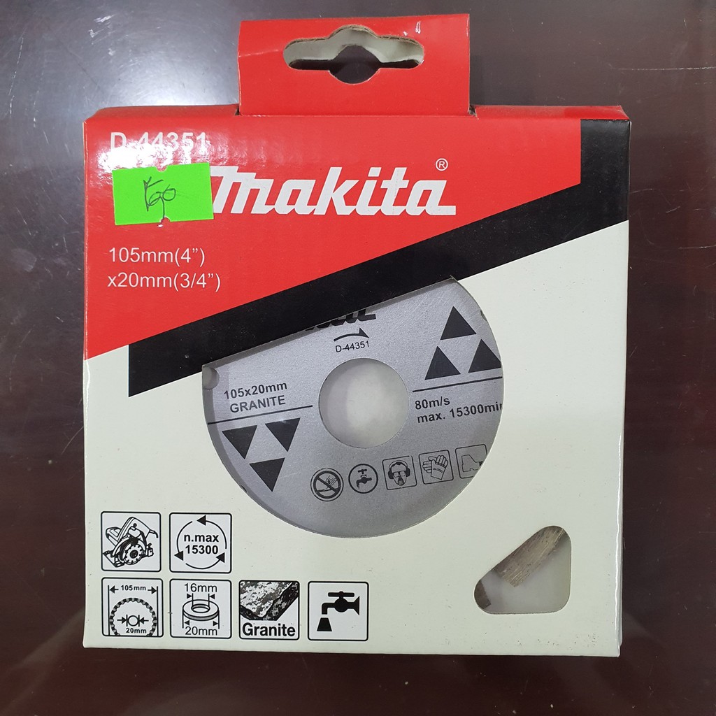 Lưỡi cắt đá Granite Makita D-44351 (105mm)