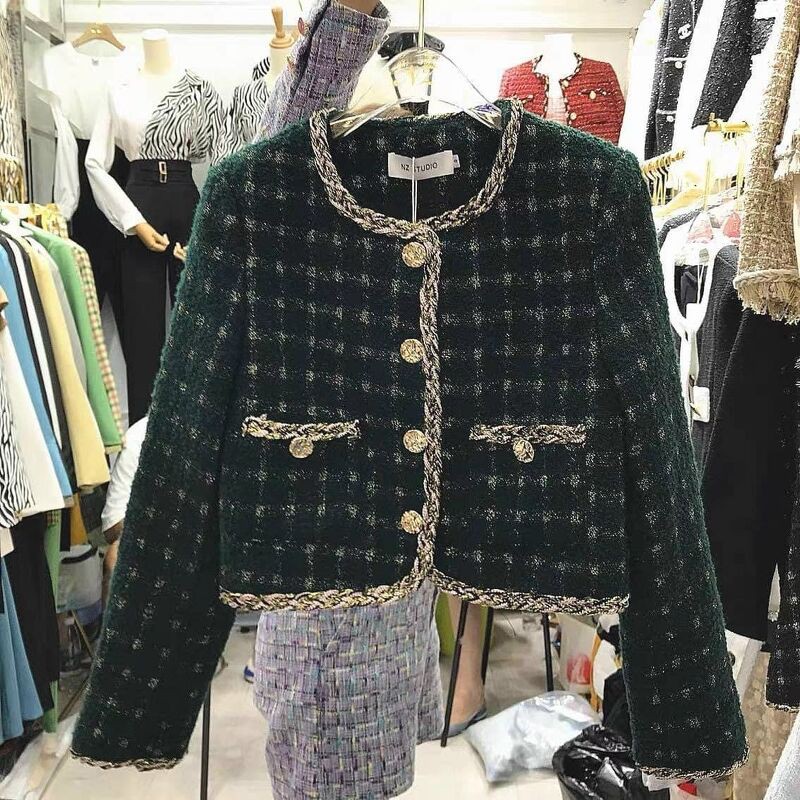 Áo dạ kẻ ô dài tay nhiều màu sắc | BigBuy360 - bigbuy360.vn