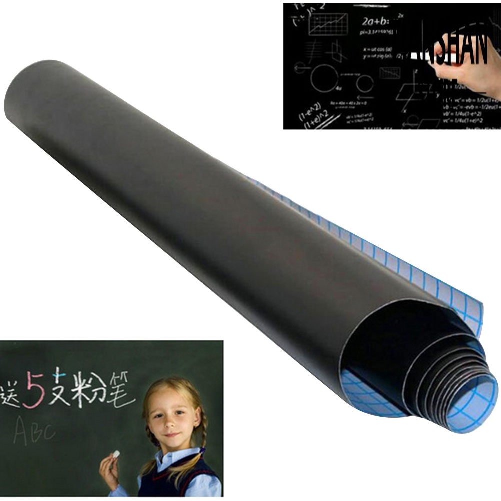 Giấy Dán Tường Dạng Bảng Đen Bằng PVC Chống Nước Có Thể Tháo Gỡ