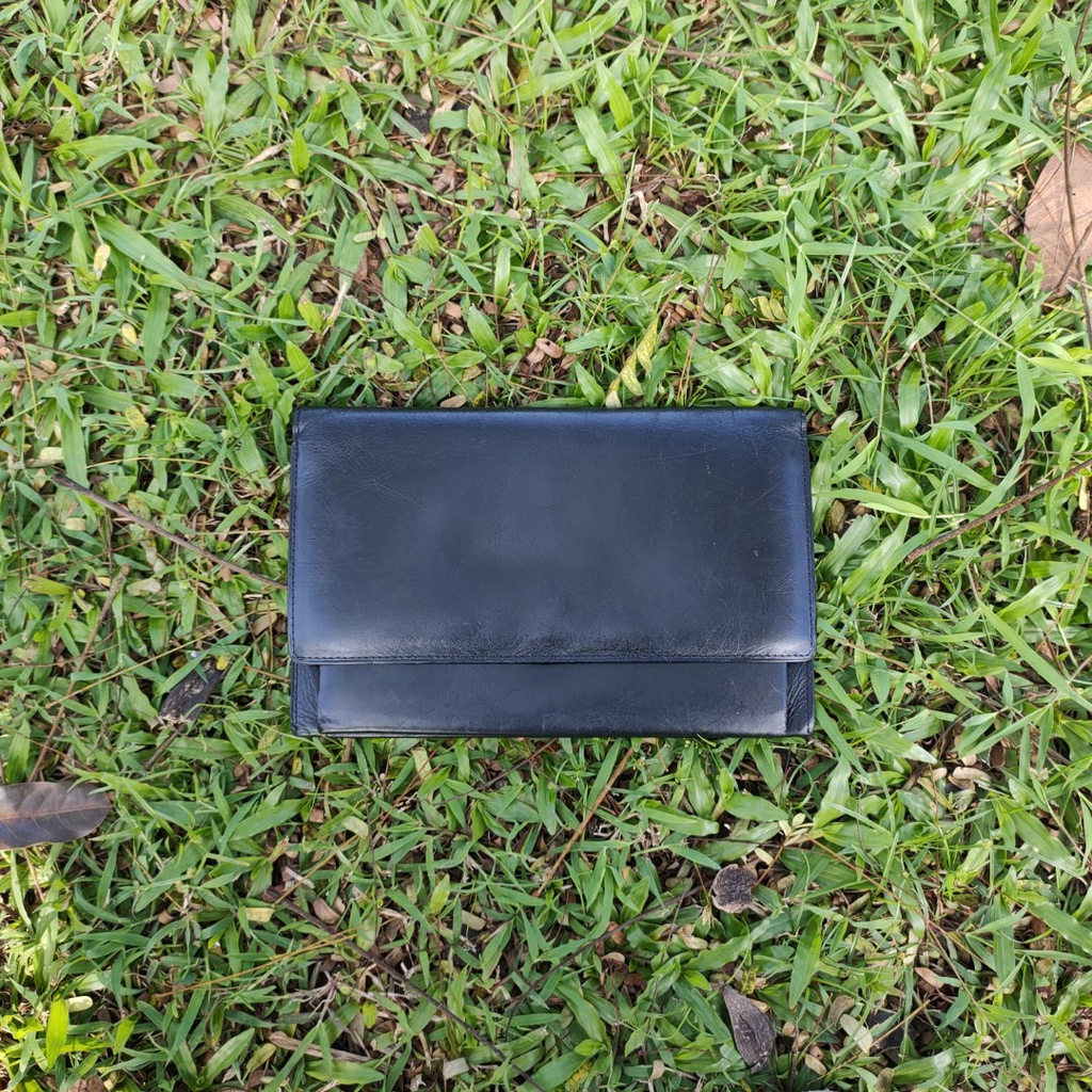 Ví bóp Clutch cầm tay Da thật second-hand Đồ Si Bon- VD027