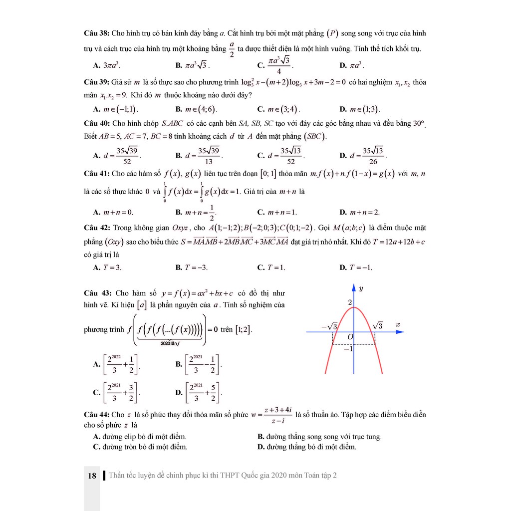 Sách - CC Thần tốc luyện đề 2020 môn Toán tập 2 | BigBuy360 - bigbuy360.vn
