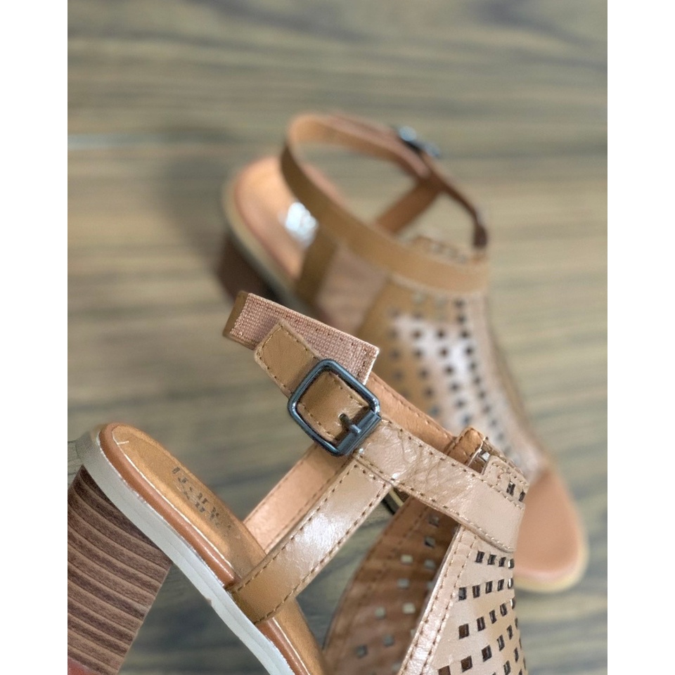 Dép Sandal Nữ Quai Hậu Lửng Shop Đế Hộp Cao 6 phân đế siêu êm siêu nhẹ