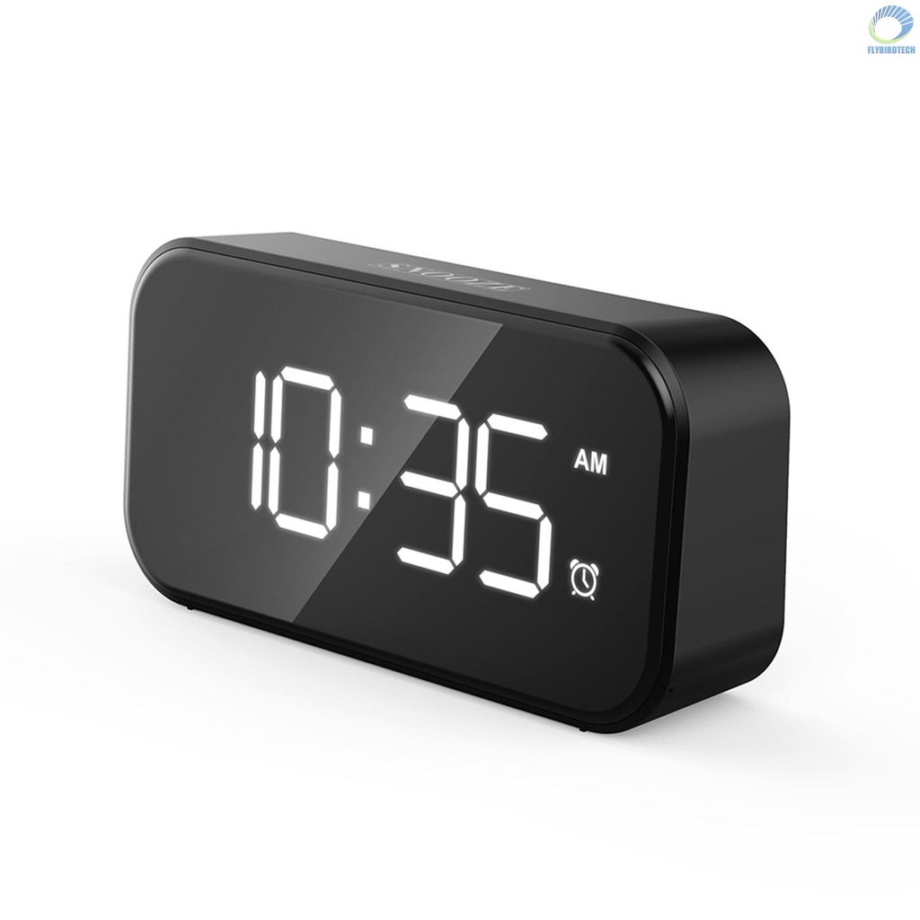 Đồng hồ báo thức điện tử để bàn cổng sạc USB có đèn LED độ sáng điều chỉnh được 12/24Hr