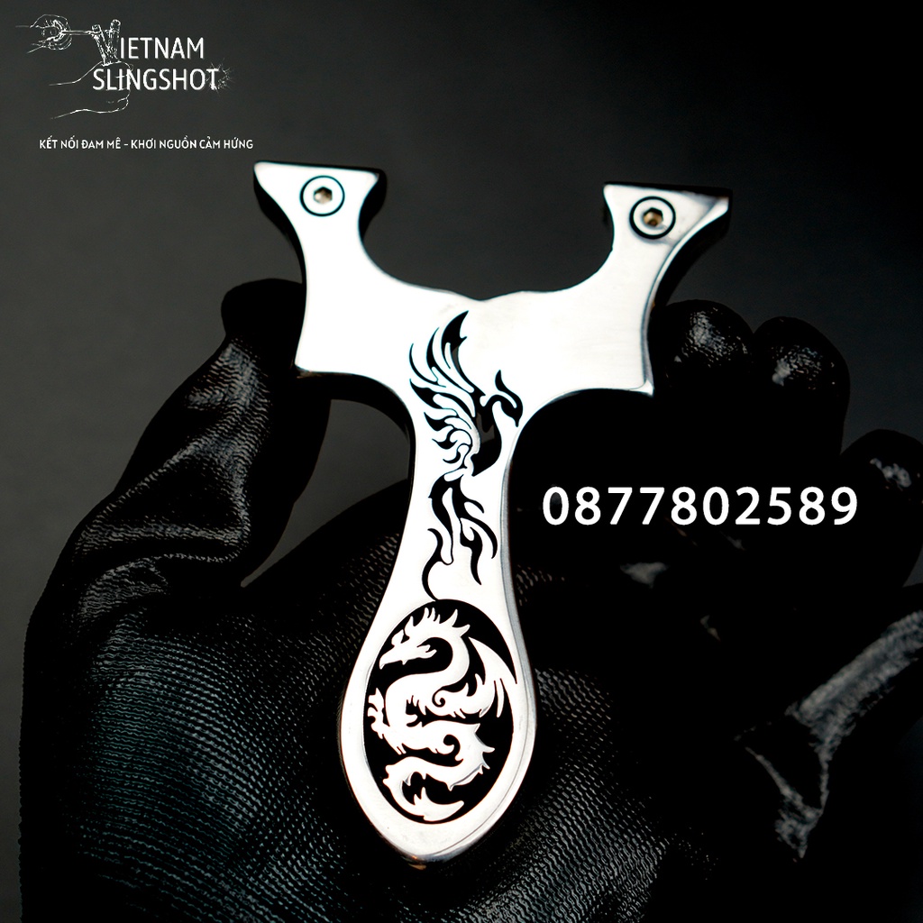 [Ná Inox xịn giá tốt] Ná cao su Long Phụng Inox 304 Cao Cấp Chống Gỉ Cầm Đầm Tay Và Rất Đẹp Mắt, sáng bóng siêu mượt