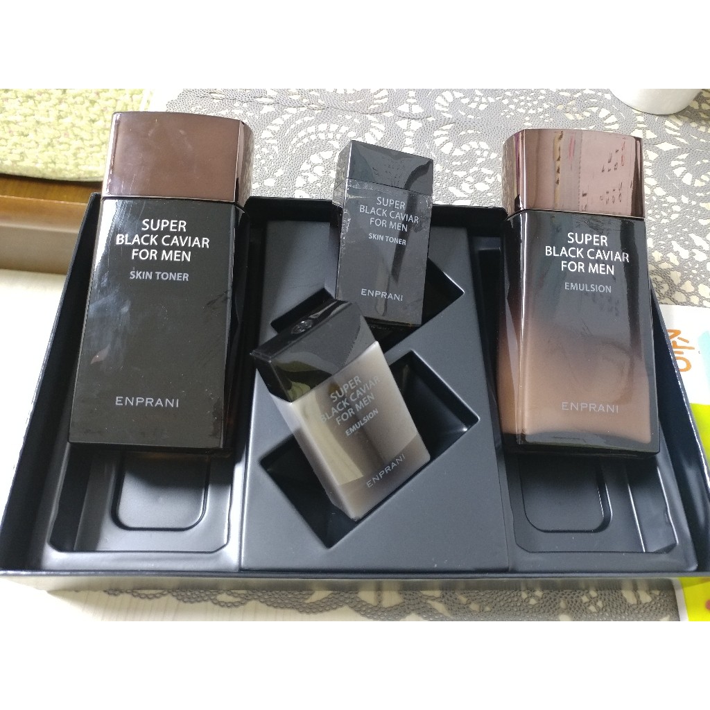 Set Chăm Sóc Da Dành Cho Nam Super Black Caviar For Men
