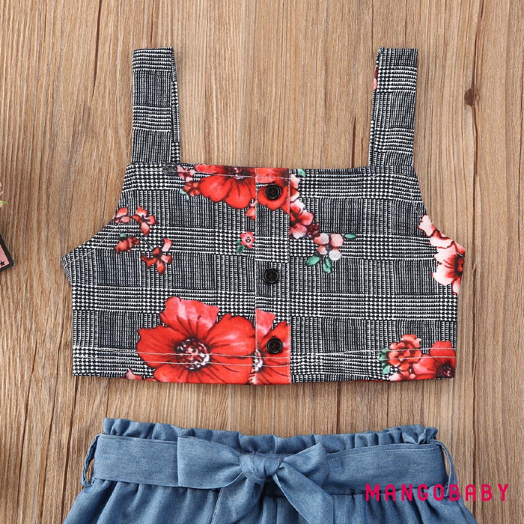 Set Áo Sơ Mi Tay Dài Thêu Hoa Hồng + Quần Short Ống Rộng Thời Trang Cho Bé Gái