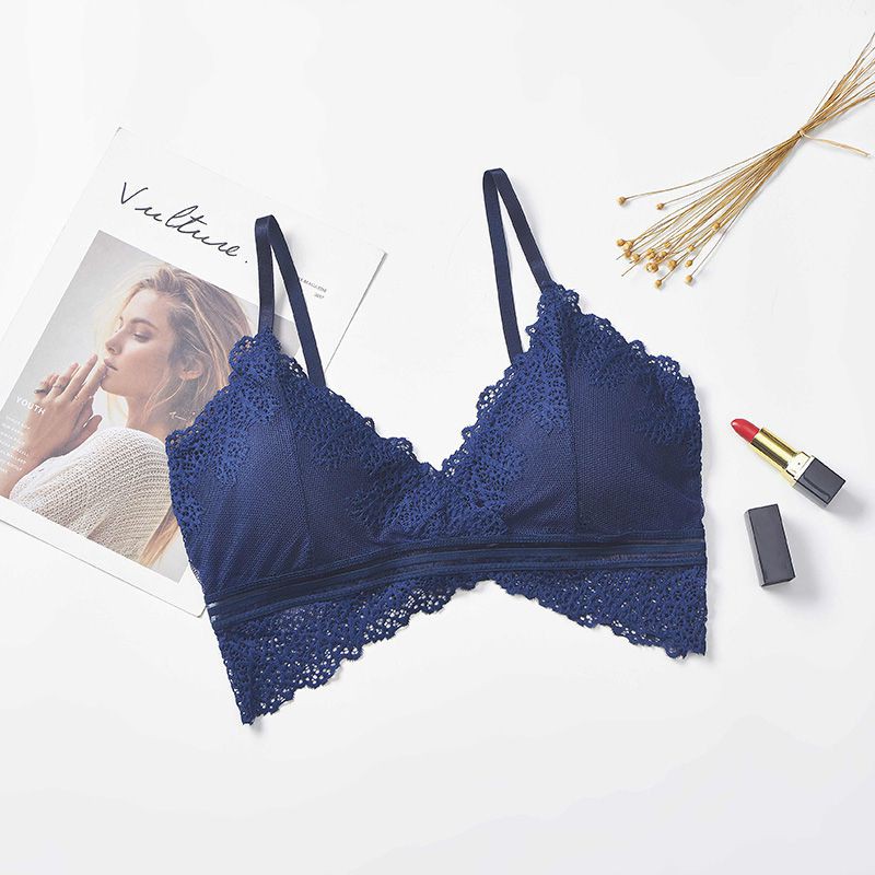 Áo ngực ren Jacquard không gọng