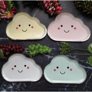 Đĩa giấy trang trí sinh nhật chụp hình