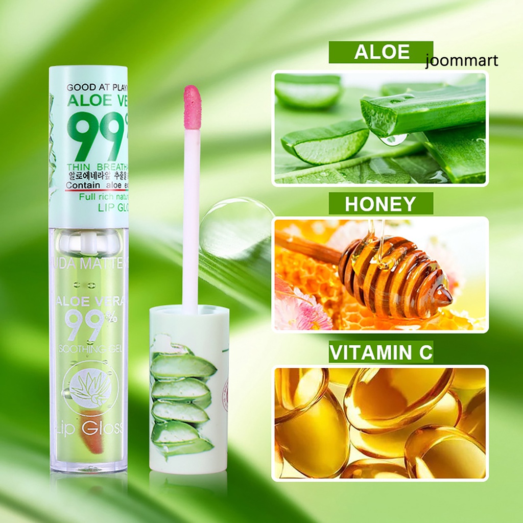 【JM】3g Lip Gloss Moisturizing Waterproof Long-lasting Aloe Cosmetic Lipgloss for Lady