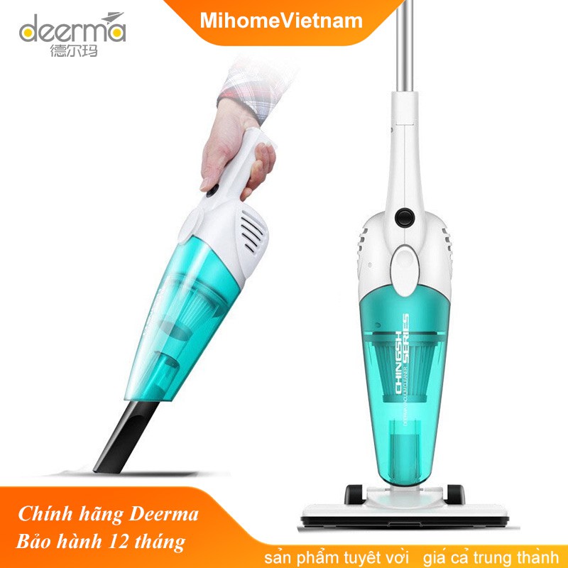 Máy hút bụi cầm tay Deerma DX118C- Chính Hãng bảo hành 12 tháng