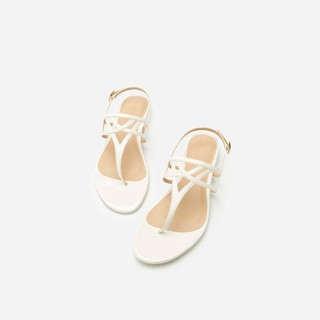 Vascara - Giày Sandal Đế Bệt SDK 0264 - Màu Trắng