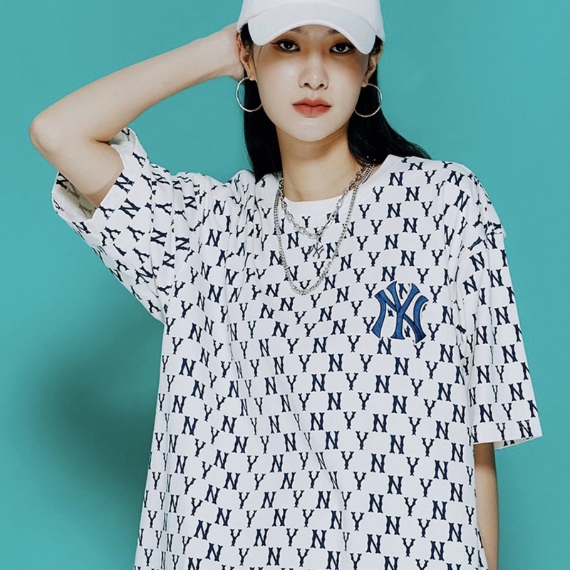 Áo Thun MLB Monogram Full Mạc Tag Cotton Siêu Cool