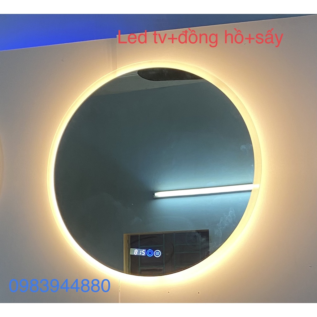 Gương tròn led cảm ứng cao cấp đường kính 50cm