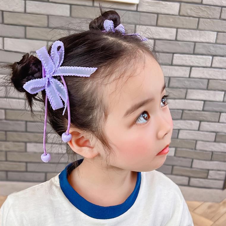 Dây buộc tóc cho bé KOGANO phụ kiện tóc cho bé gái buộc nơ dễ thương FAH-001424