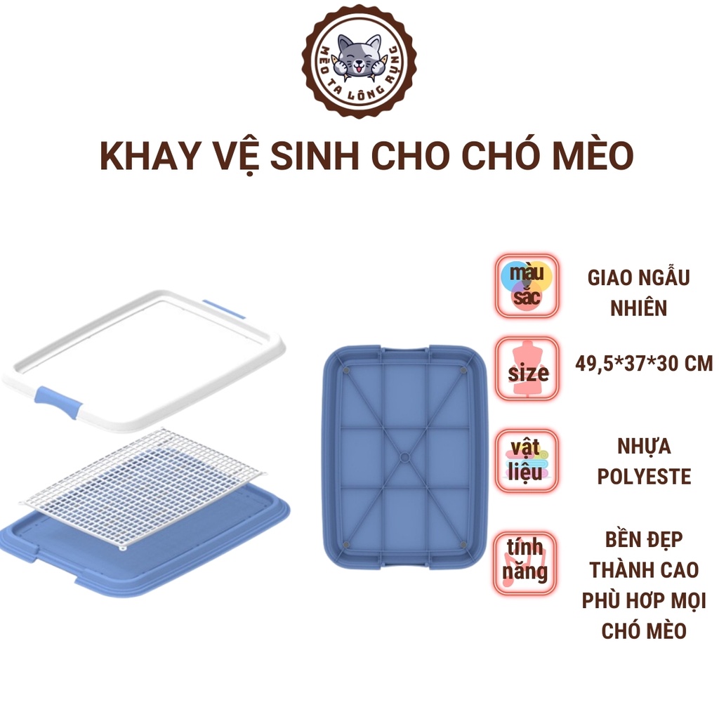 Khay vệ sinh cho chó mèo