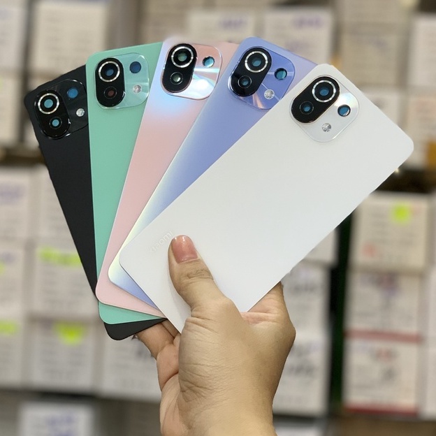 Nắp lưng Xiaomi 11 lite kèm kính camera