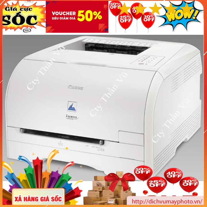 Máy in Laser màu CANON 5050N có in mạng LAN bền bỉ chất lượng in tốt có bảo hành INECO