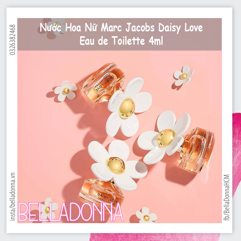 Nước Hoa Nữ Mini Marc Jacobs Daisy Love Eau de Toilette 4ml