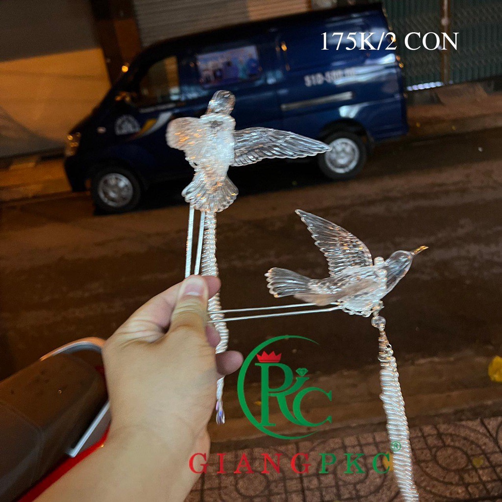 Bộ đôi chim én cài tóc cô dâu Giangpkc 8-2022  Phụ kiện cưới Giang biểu tượng của Hạnh Phúc SP2221660