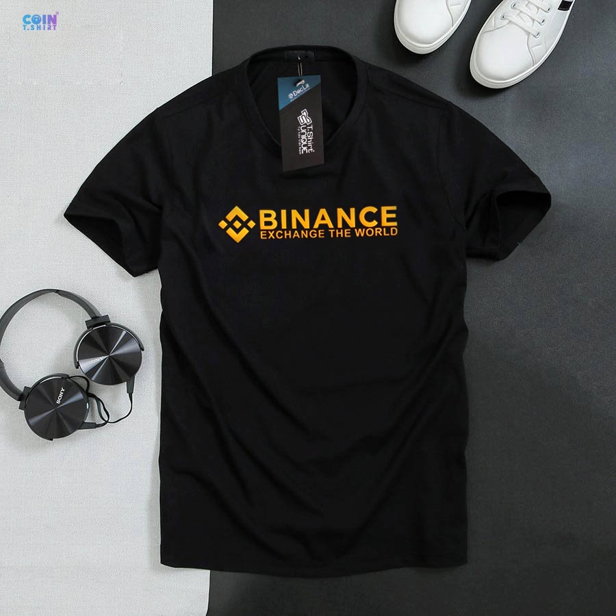 Áo Binance cổ tròn 3D  BNB, Bitcoin BTC, Ethereum ETH, Polkadot DOT, Near, Solana SOL, Crypto, HODL, Trade