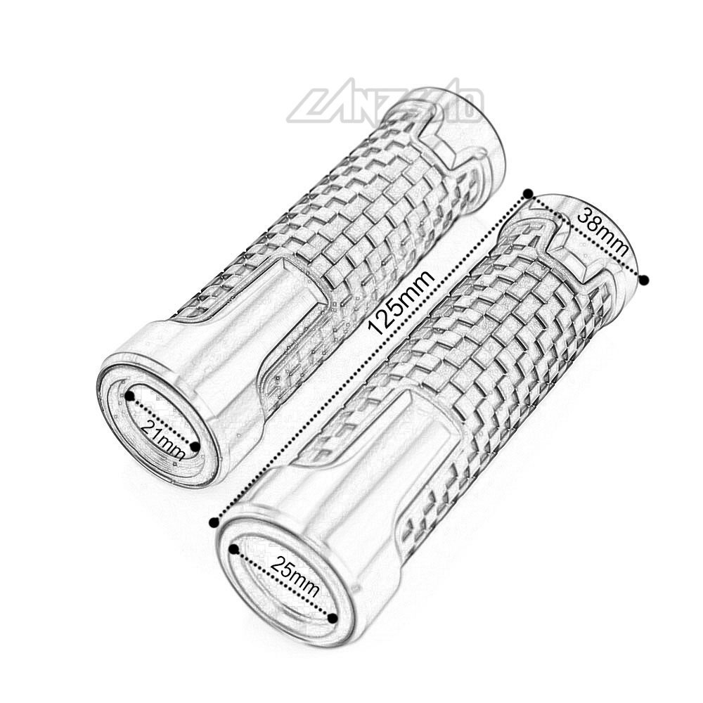 Vỏ Bọc Tay Lái Bằng Cao Su Chuyên Dụng Cho Xe Mô Tô Honda RS150 Click150i ADV150