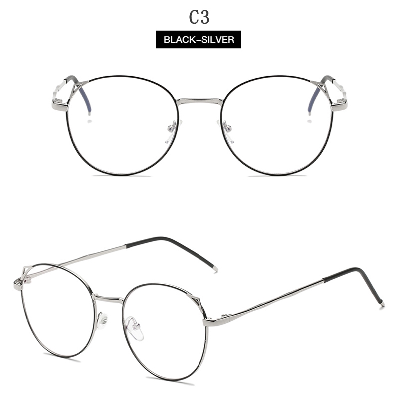 Kính mát gọng kim loại tròn Unisex