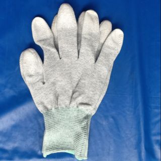 Đôi găng tay lao động phủ ngón pu