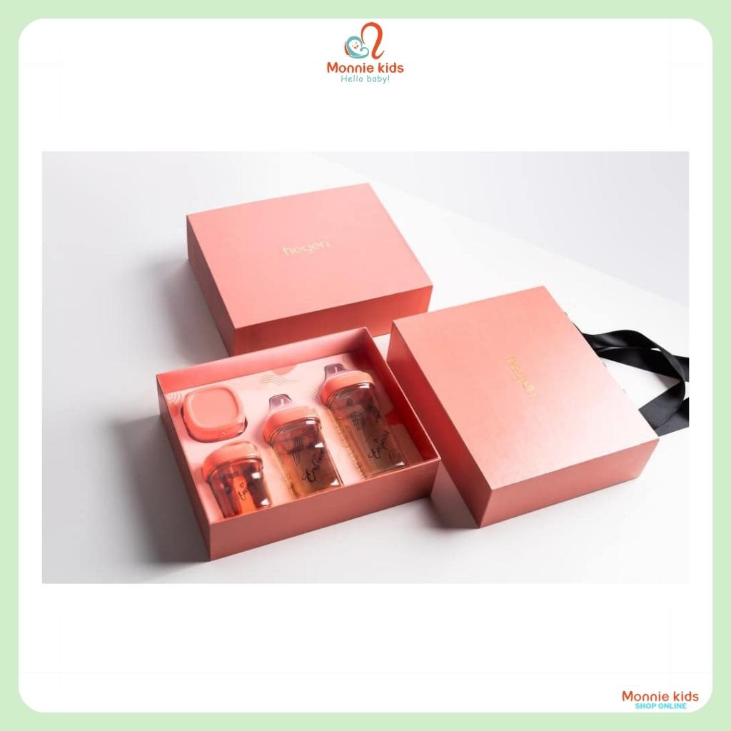 Bộ quà tặng Hegen Triple E Collection, set quà đồ sơ sinh cao cấp cho bé - Monnie Kids