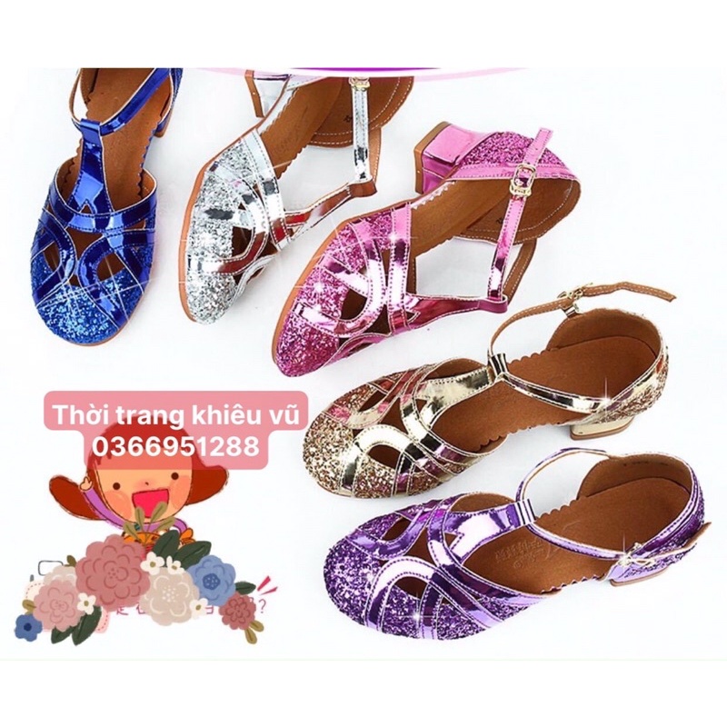 Giày khiêu vũ trẻ em 3cm