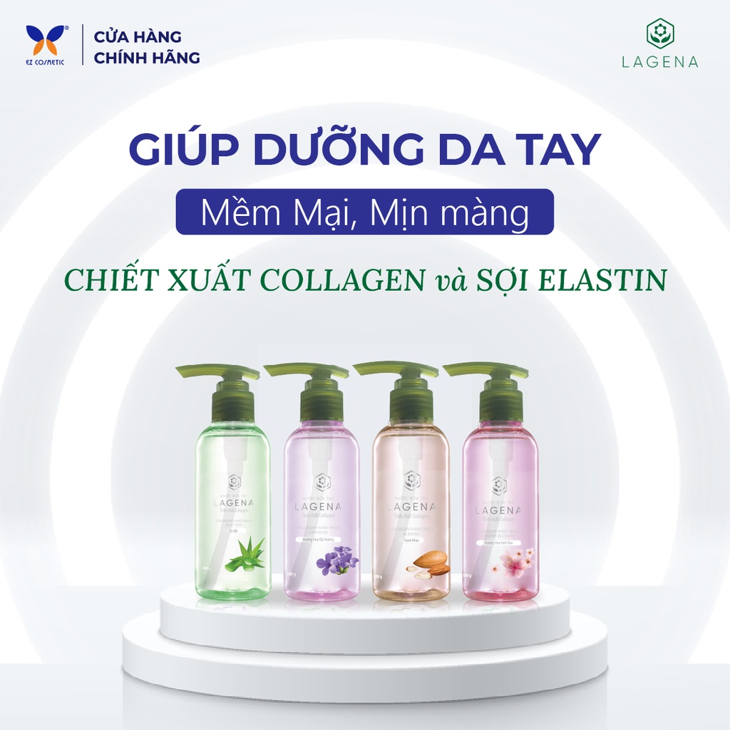 Nước Rửa Tay Tinh Chất Collagen 365 MAX Lagena 300g