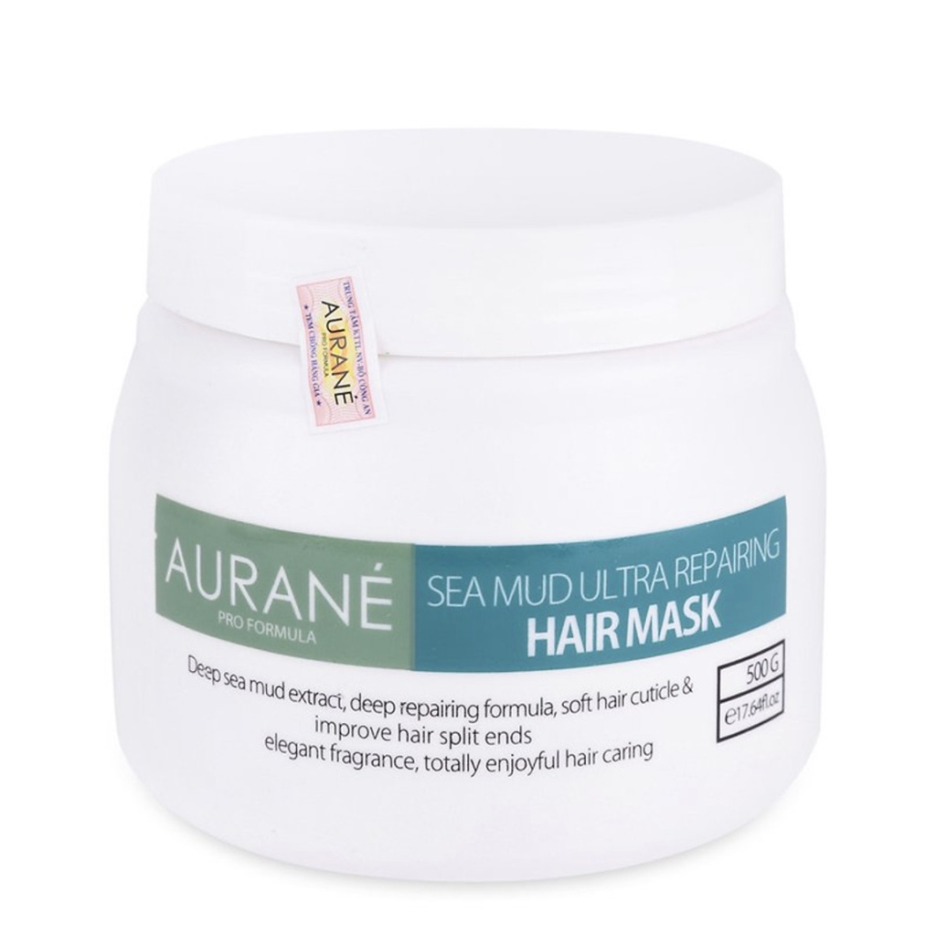 Hấp Dầu Dưỡng Màu Tóc Nhuộm Aurane Sea Mud Ultra Repairing Mask 500ml