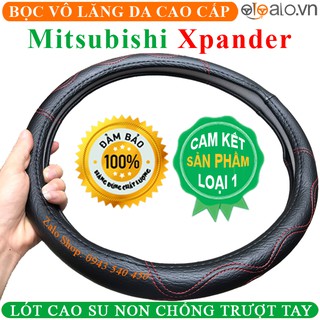 Bọc vô lăng Mitsubishi Xpander Bọc Da Cao Cấp Chống Trượt Tay Lót Cao Su non - OTOALO