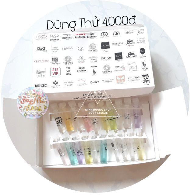 Set nước hoa mini 5ml - chỉ 3k