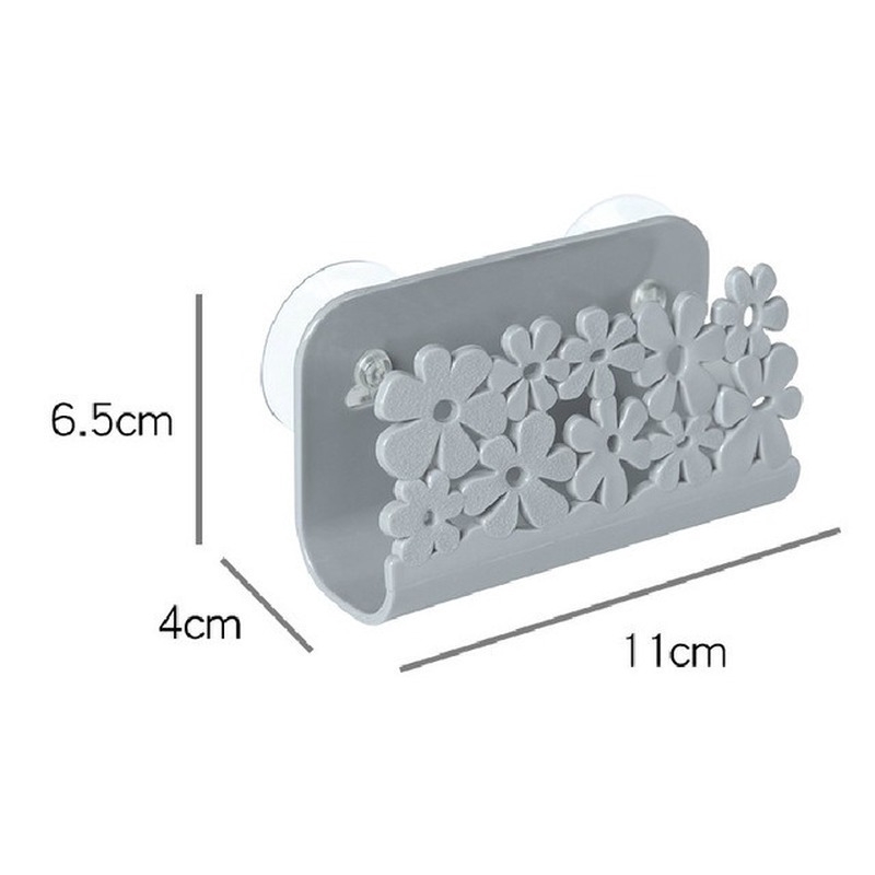 Giá Đỡ Miếng Rửa Chén Có Cốc Hút Gắn Bồn Nhà Bếp Tiện Lợi