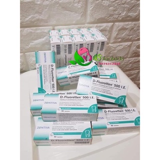 Vitamin D Fluoretten 500 IE Đức, Bổ sung Vitamin D3 và Flour cho trẻ từ 0 – 3 tuổi