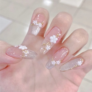 Set 24 Móng Tay Giả Đính Đá Lấp Lánh