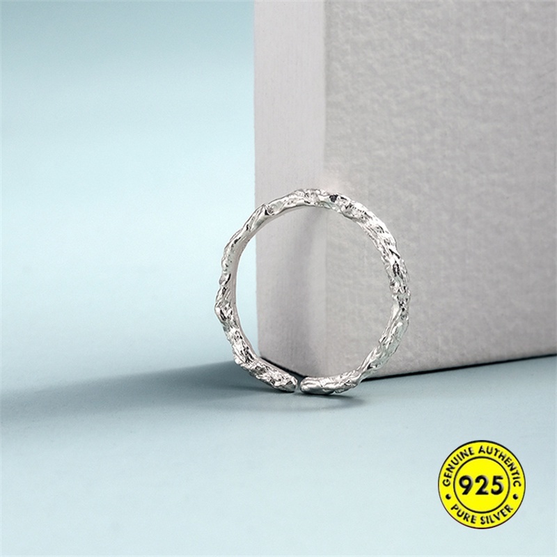 Nhẫn mạ bạc 925 phong cách Hàn Quốc cho nữ
