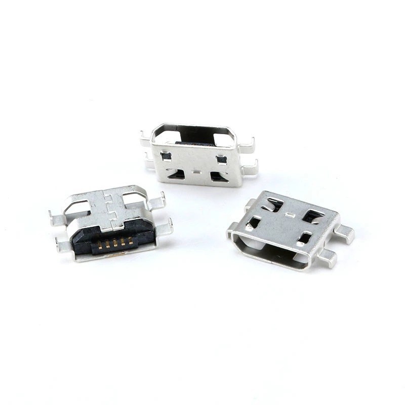 10 cái Đầu nối Micro USB 5 chân Loại B dành cho điện thoại di động Đầu nối giắc cắm Micro USB 5 chân Ổ cắm sạc Bán thua lỗ