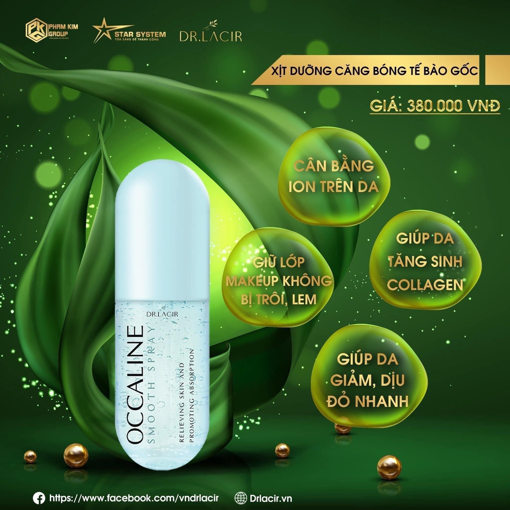 Xịt khoáng dưỡng căng bóng da tế bào gốc Dr.Lacir | BigBuy360 - bigbuy360.vn