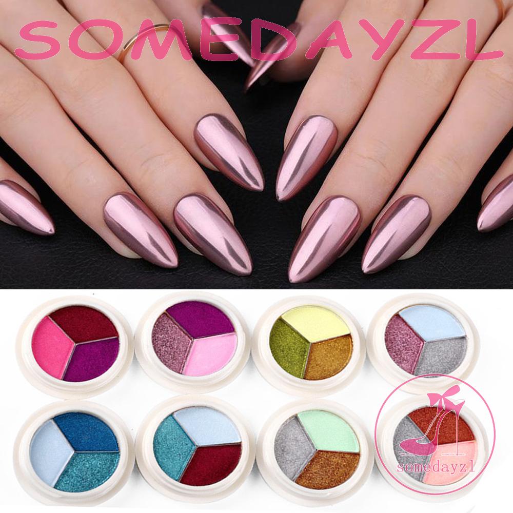 Bột Tráng Gương Lấp Lánh Dùng Để Trang Trí Móng Nghệ Thuật