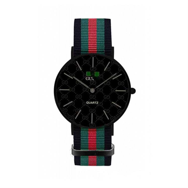 Đồng Hồ Gucci Dây Bện Nylon Thời Trang Cho Cặp Đôi